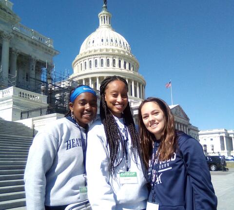 heathwood students at the capitol