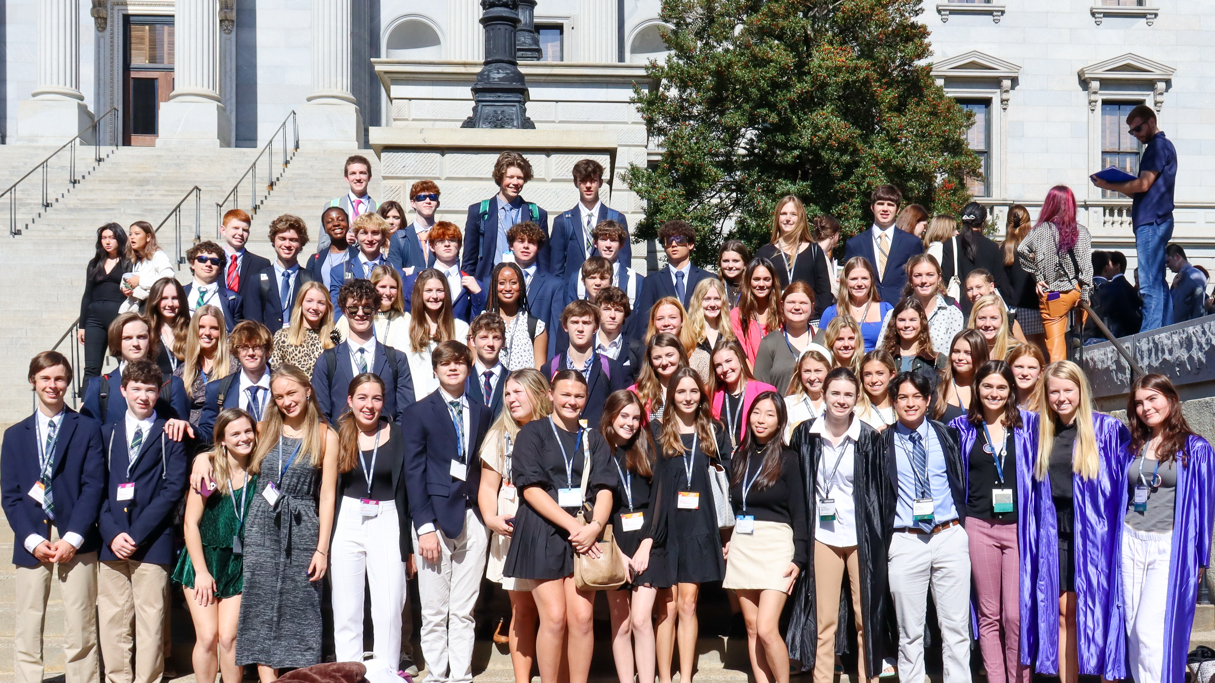 The Heathwood students who attended Youth in Government in 2022