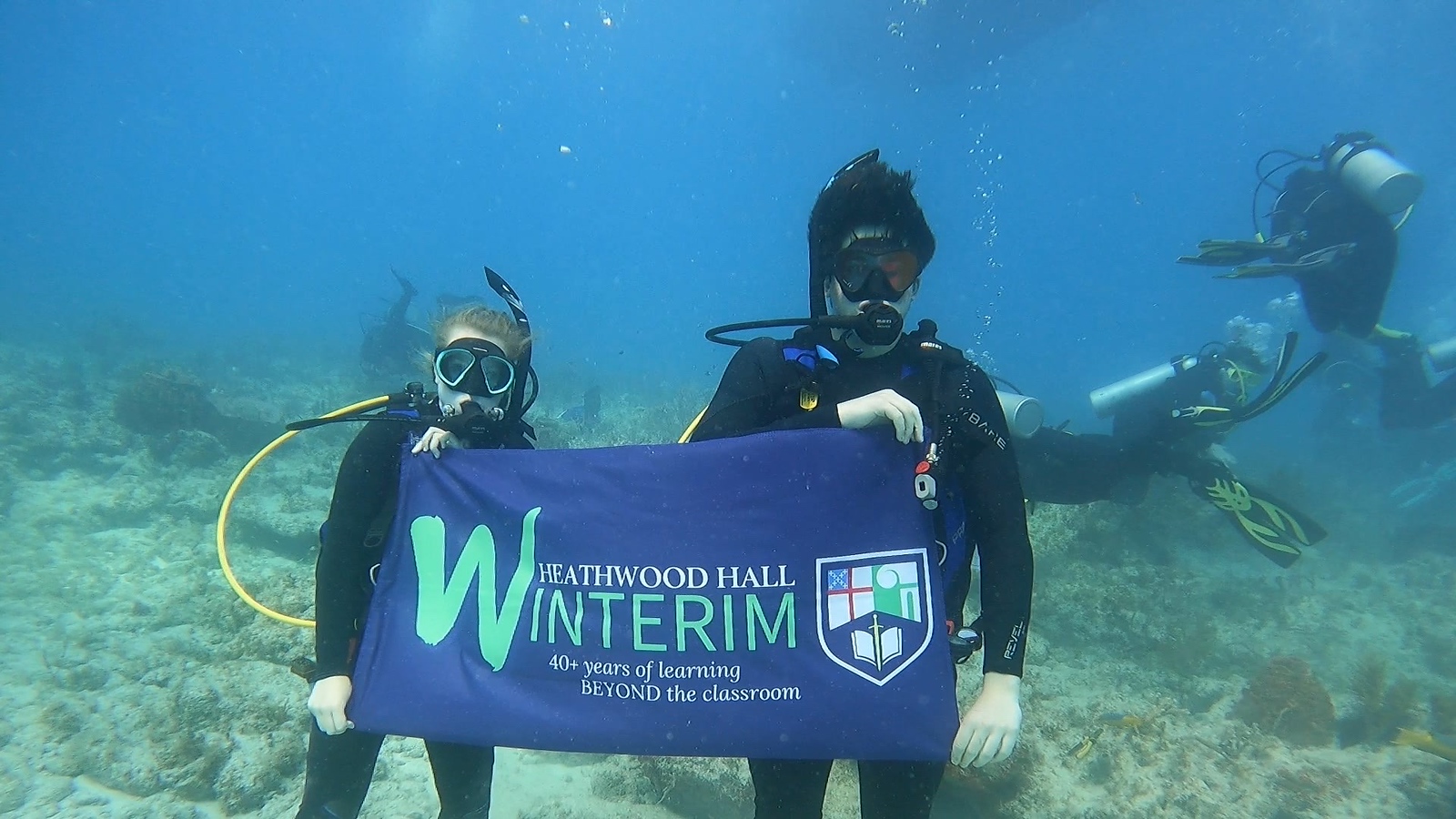 Winterim students repair coral reefs in the Florida Keys
