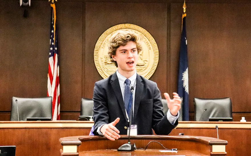 Read more about Heathwood Rules from the Bench at the 2022 Youth in Government Conference
