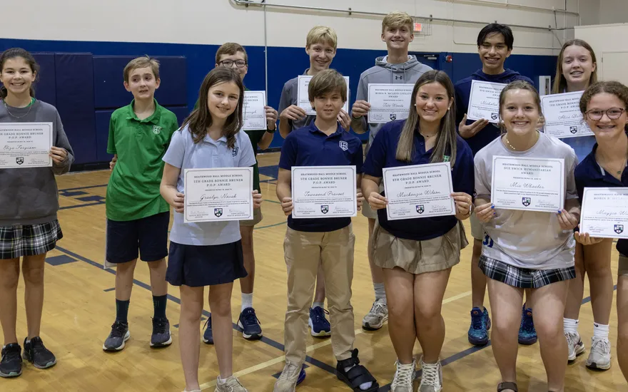 Read more about Middle School Honors Excellence, Character, and Leadership at 2025 Awards Ceremony